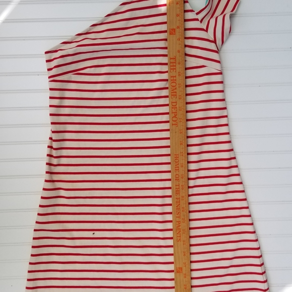 Anthropologie NEW Maeve Market Red Cream Stripe Dress Size XS Casual - Picture 7 of 9